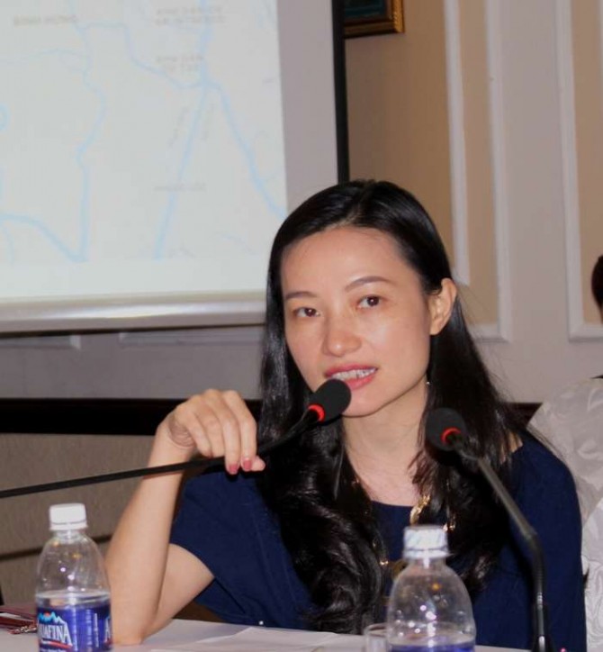 Bà Dương Thùy Dung - Giám đốc bộ phận nghiên cứu và tư vấn CBRE Việt Nam
