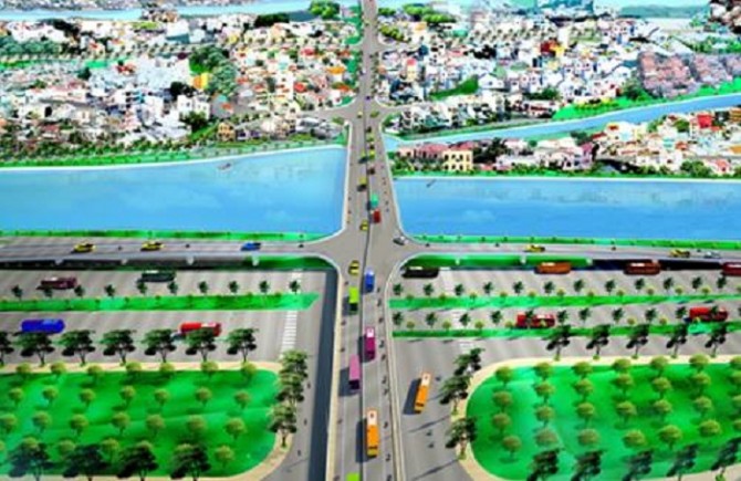 Phối cảnh dự án nối cầu Nguyễn Tri Phương với đại lộ hiện đại nhất TP HCM.
