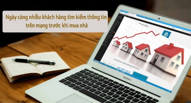 Phương thức mua nhà mới : mua nhà trực tuyến