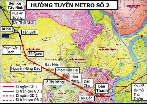 TP.Hồ Chí Minh kiến nghị cho phép chỉ định tổng thầu EPC metro số 2