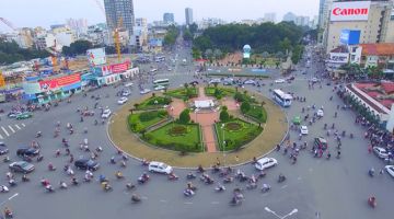 Vòng xoay Quách Thị Trang sắp bị phá bỏ để xây dựng nhà ga ngầm trung tâm tuyến metro Bến Thành – Su